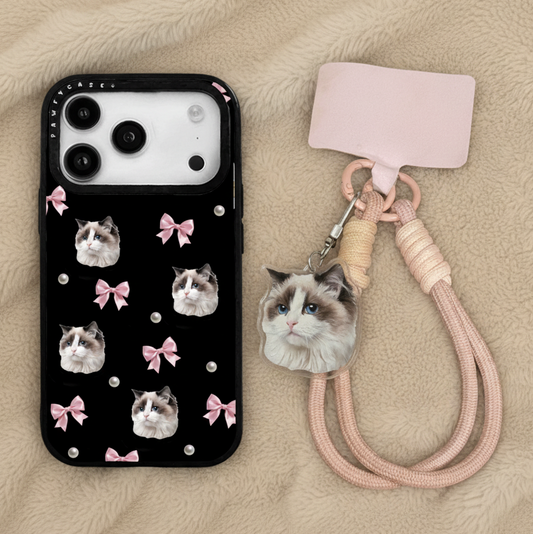 Pawfect Bow Custom MagSafe Phone Case