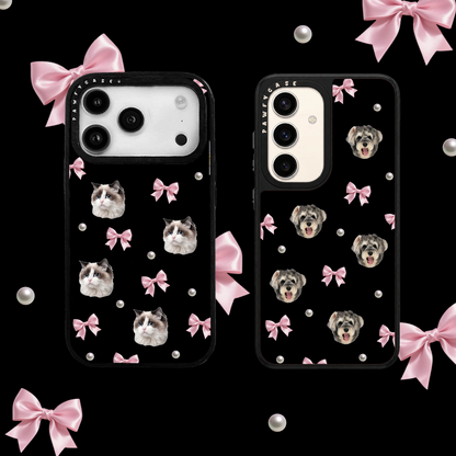 Pawfect Bow Custom MagSafe Phone Case