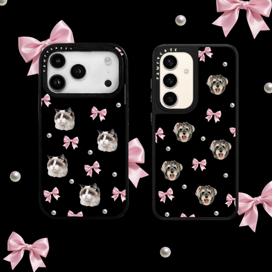 Pawfect Bow Custom MagSafe Phone Case
